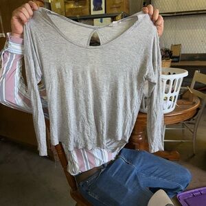Gray Women's Top
